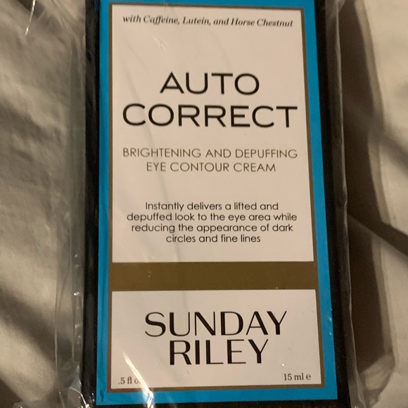 sunday riley Other - Sunday Riley Auto Correct Eye Cream 0.5 oz NEW